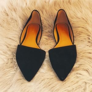 J. Crew black flats size 9